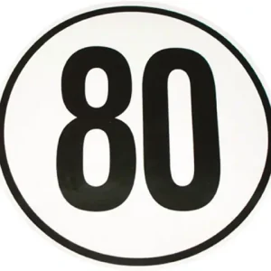 Beliebt Selbstklebefolie rund 80 km/h