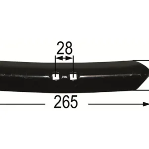 Schare zu Zinke 60x12 LA=27mm 260x52x6 302043 Geprüft