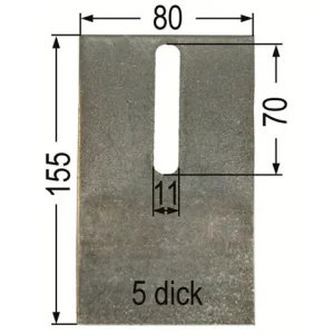 Neue Ware Abstreifer 5x80x155 zu Pött.Lands. 00435780