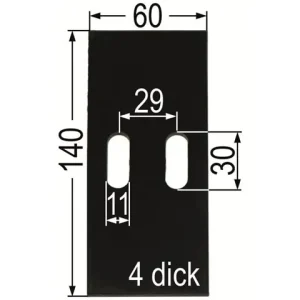 Highlight Abstreifer 4x60x140 zu Sicma 51-S103
