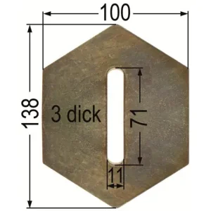 Abstreifer 3x100x138 zu Lely 1201 Saisonangebot