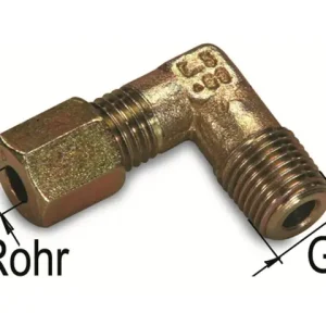 Abverkauf Winkel-Einschraubverschraubung S 6S M12 x 1,5