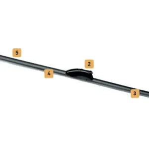 Zertifiziert Wischerblatt gelenklos 650mm 1 Stk
