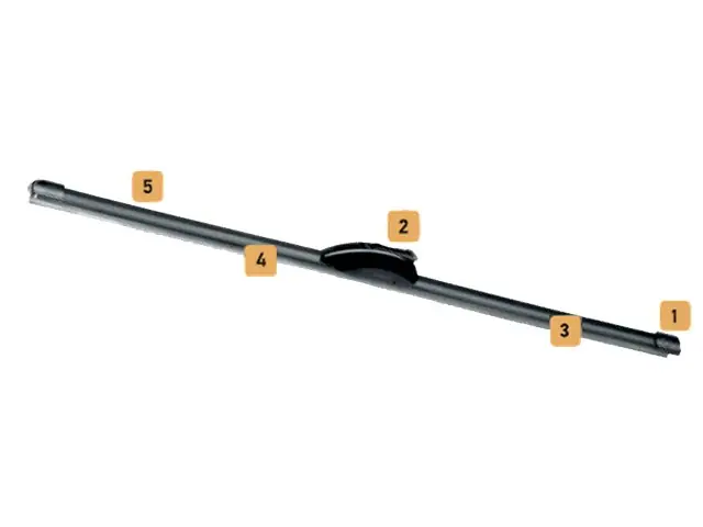 Zertifiziert Wischerblatt gelenklos 650mm 1 Stk