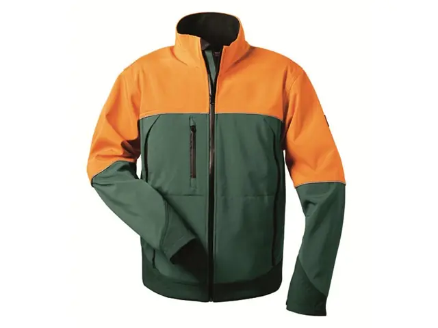 Forstarbeiterjacke S grün/orange Solange Der Vorrat Reicht