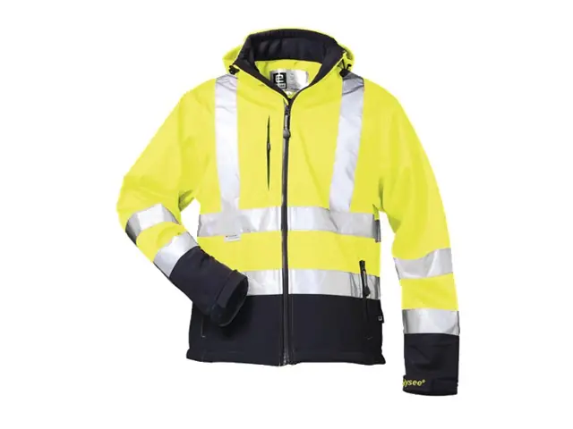 Softshelljacke XL gelb/marine Preis Gesenkt