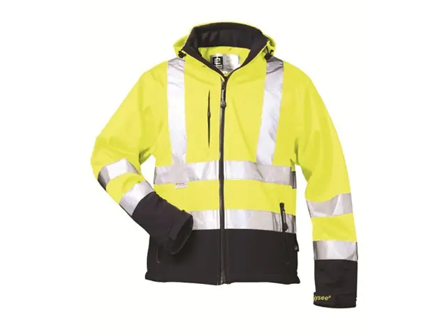 Sonderaktion Softshelljacke S gelb/marine