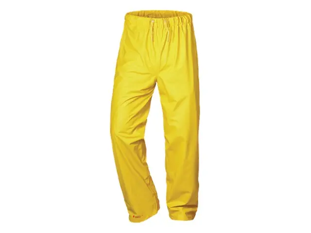 Abverkauf Regenschutz XXL PU Stretch Bundhose gelb