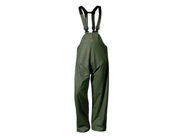 Regenschutz XXXL PU Stretch Latzhose oliv Highlight
