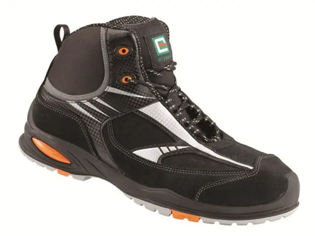 Expressversand Schnürstiefel 43 PERITO schwarz/silber