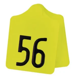 Markenprodukt PrimaFlex-Ohrmarken Gr.2 gelb 26-50 (61x45mm)