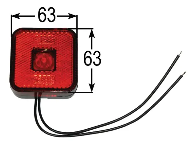 Begrenztes Angebot Begrenzungsleuchte rot LED