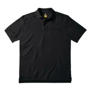 Abverkauf Polo-Shirt XL schwarz mit Brusttasche