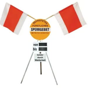 Preisreduziert Warnständer Forst Sperrgebiet kpl.