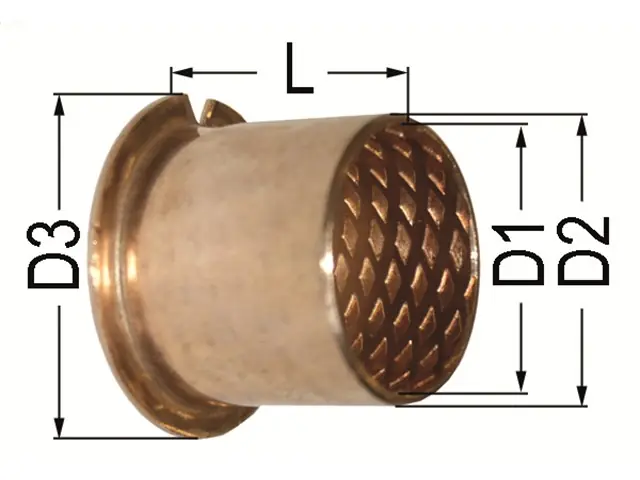 Preisknaller Bundbuchse 55 / 60 / 70 x 50 mm Massivbronze