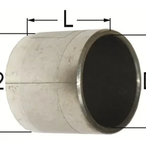 Knallerangebot Zylinderbuchse 45 / 50 x 35 mm Stahl/PTFE-Beschichtung