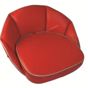 Sitzkissen rot mit Rücken 30 cm mit Gummizug Markenprodukt