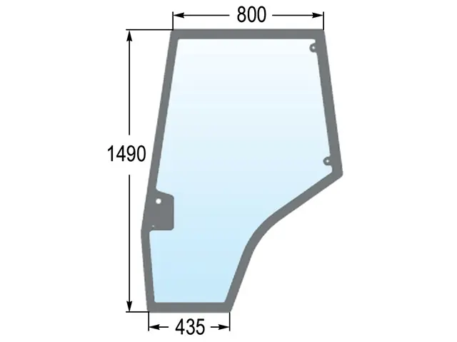 Begrenztes Angebot Türscheibe li. zu MF 4272774M1