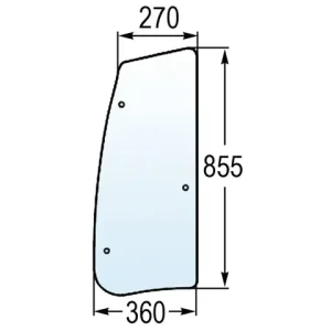 Seitenscheibe re. zu Deutz-SLH 04418829 Angebot