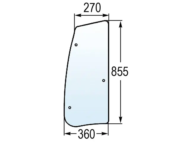 Seitenscheibe re. zu Deutz-SLH 04418829 Angebot