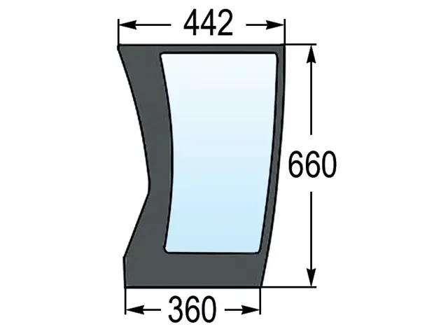 Sonderangebot Frontscheibe unten re. zu Deutz-SLH 04429884