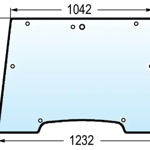 Frontscheibe zu Case-IH 234969A1 Neu