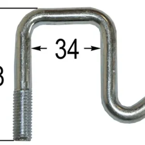 Zinkenhalter M10 für Rahmen 30x30 Letzte Chance