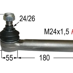 Spurstangengelenk zu Case-Steyr 126145A1,137700430812, 137700430817 Markenprodukt