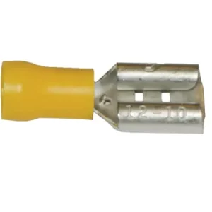 Flachsteckhülse gelb 9,8mm 50 Stk Sonderangebot