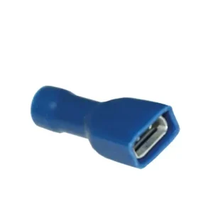 Flachsteckhülse blau vollisoliert 50 Stk 6,3 mm Mega-Angebot