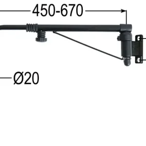 Heißes Angebot Teleskop-Spiegelhalter li. zu Deutz-SLH 0.010.1604.4/40, 0.010.1604.4/10