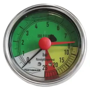 Heißes Angebot Manometer flüssigdüngerfest 1/4" hinten, 0,25 bar, DM63 mm