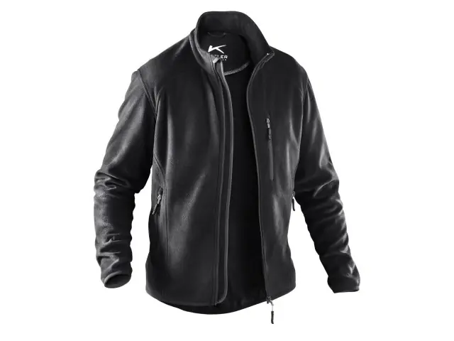 Fleecejacke XL schwarz Garantierte Lieferung