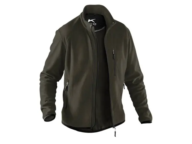 Must-Have Fleecejacke 3XL oliv