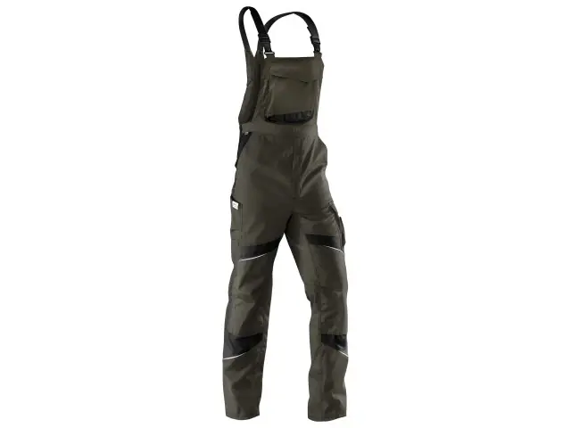 Abverkauf Latzhose 48 oliv-schwarz ACTIVIQ