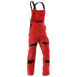 Latzhose 31 mittelrot-schwarz ACTIVIQ Mega-Angebot