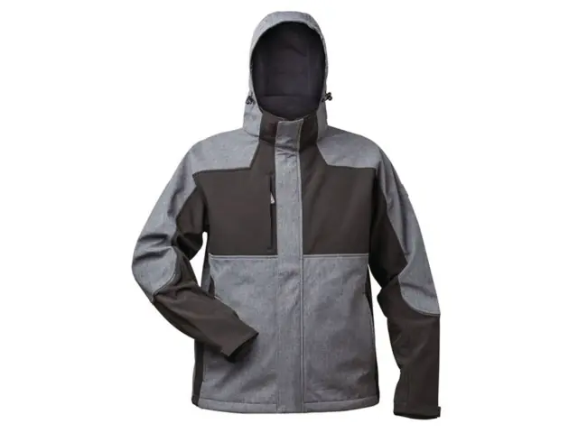 Sonderangebot Softshell-Jacke 3XL grau (reflektierend)/schwarz
