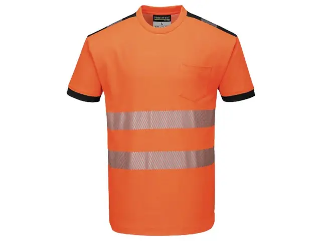 Abverkauf T-Shirt XXL Warnschutz orange