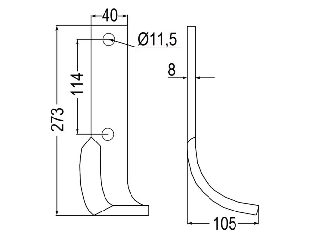 Preisknaller Fräsmesser re. zu Howard 9942
