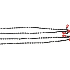 4-Str.-Kettengeh. 0-45°=4,25 t, 45-60°=3 t 8 mm NL=3000 mm Begrenztes Angebot