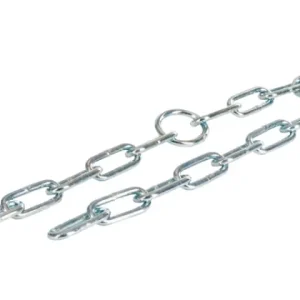Neue Kollektion Kette allein 6mm,75cm mit Ring für Beißzylinder, Edelstahl