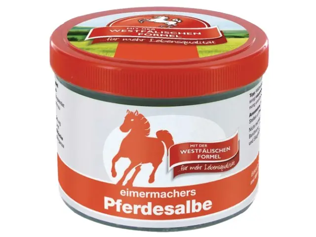 Geprüft Eimermachers Pferdesalbe 500ml Dose