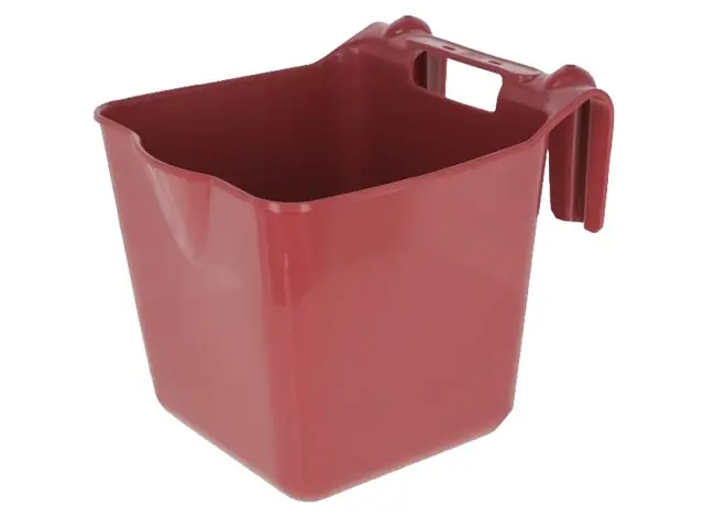 Geprüft Futtertrog zum Einhängen, HangOn, ca. 13ltr., rose