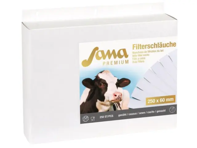 Milchfilter Sana Premium320x57 genäht, 250Stk Finale Aktion