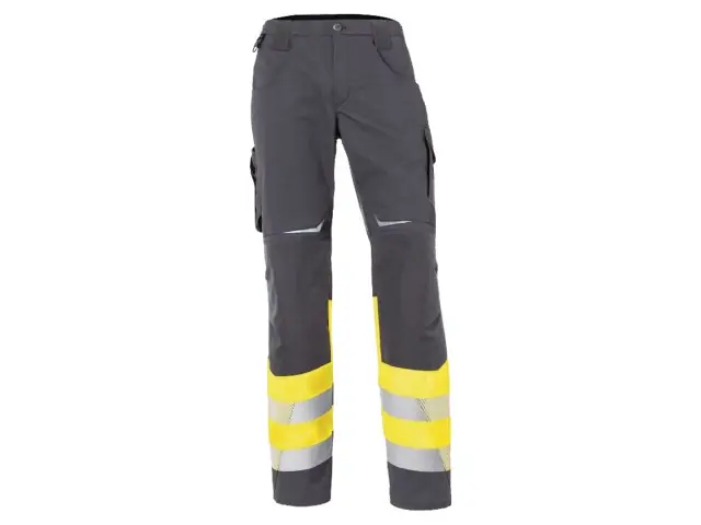 Kübler Reflectiq Hose Klasse 1 warngelb/anthrazit 48 Versand Am Gleichen Tag