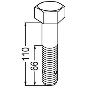 Top-Angebot Sechskantschraube - M24x3 - 10.9 zu Sauerburger