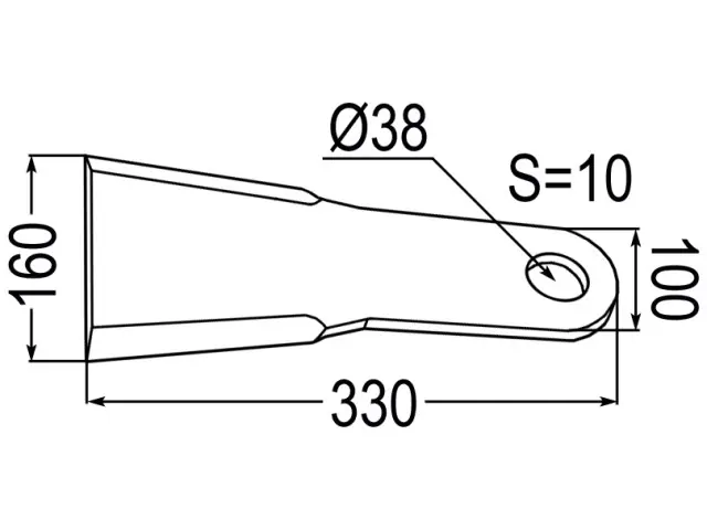 Messer 330mm zu Spearhead Online Kaufen