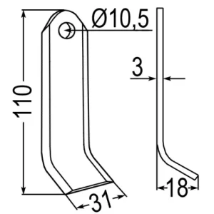 Preisknaller Y-Messer zu Bomford
