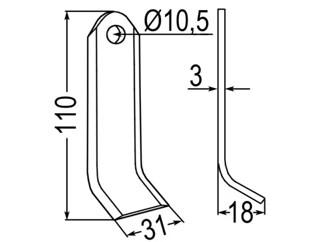 Preisknaller Y-Messer zu Bomford