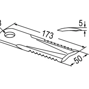 Jetzt Kaufen Strohhäcksler-Messer zu New Holland
